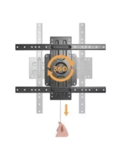 37–80″ LCD/LED Wall Mount Bracket 360° Rotation Full Motion LCDBKT-W50R 2