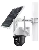 TP-Link VIGI 4MP Full-Colour 4G Pan Tilt Network Camera 60W/10.8V 31.2Ah Solar System - VIGI-C540-4G-SP6030