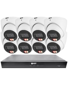 VIP Vision 8MP 8100 Series 8Ch AI IP NVR 2TB with 8xDIRG NKPRO-88108D
