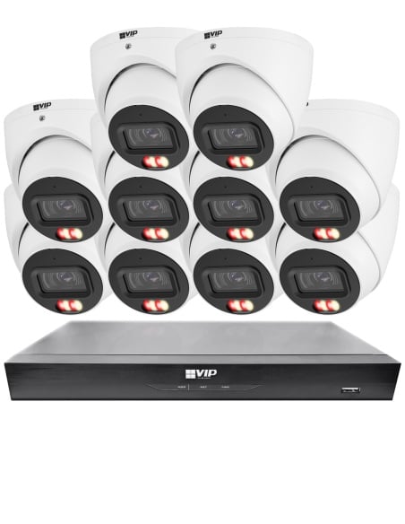 VIP Vision 8MP 8100 Series 16Ch AI IP NVR 4TB NKPRO-1681010D