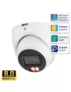 VIP Vision 8MP 8100 Series 16Ch AI IP NVR 4TB 12xDIRG Fixed NKPRO-1681012D 2