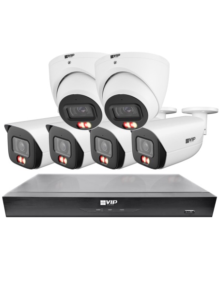 VIP Vision 8MP V8100 Series 8Ch AI IP NVR 2TB NKPRO-88104B2D