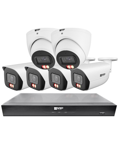 VIP Vision 8MP V8100 Series 8Ch AI IP NVR 2TB NKPRO-88104B2D