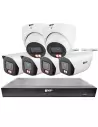 VIP Vision 8MP V8100 Series 8Ch AI IP NVR 2TB 4xBIRG + 2xDIRG Fixed Lens Dome Cameras - Advanced-Surveillance-Solutions