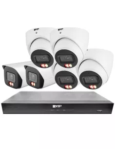 VIP Vision 8MP V8100 Series 8Ch AI IP NVR with 2TB 2xBIRG + NKPRO-88104D2B