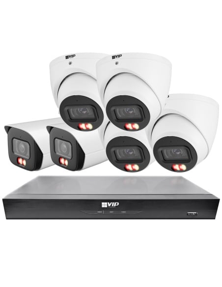 VIP Vision 8MP V8100 Series 8Ch AI IP NVR with NKPRO-88104D2B