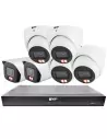 VIP Vision 8MP V8100 Series 8Ch AI IP NVR with 2TB 2xBIRG + 4xDIRG Fixed Lens Cameras - Advanced-Surveillance-Solutions