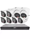 VIP Vision 8MP 8100 Series 8Ch AI IP NVR 2TB 6xBIRG + 2xDIRG Fixed Lens Cameras (8x8)