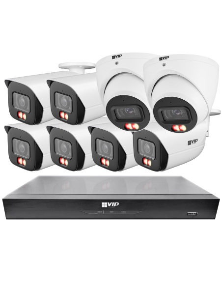 VIP Vision 8MP 8100 Series 8Ch AI IP NVR 2TB NKPRO-88106B2D