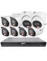 VIP Vision 8MP 8100 Series 8Ch AI IP NVR 2TB 6xBIRG + 2xDIRG Fixed Lens Cameras (8x8)