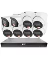 VIP Vision 8MP 8100 Series 8-Channel AI IP NVR with 2TB Storage and 8MP Fixed Lens Cameras (8x8) - High-Resolution Surveillance