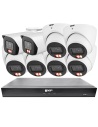VIP Vision 8MP 8100 Series 8-Channel AI IP NVR with 2TB Storage and 8MP Fixed Lens Cameras (8x8) - High-Resolution Surveillance