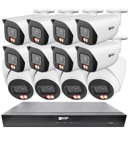 VIP Vision 8MP 8100 Series 16Ch AI IP NVR 4TB NKPRO-168108B4D