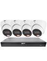 VIP Vision 6MP AI 6200 Series 8Ch IP NVR 2TB 4xDIRG 24/7 Colour Dome Cameras - Advanced AI CCTV