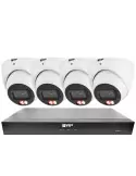 VIP Vision 6MP AI 6200 Series 8Ch IP NVR 2TB 4xDIRG 24/7 Colour Dome Cameras - Advanced AI CCTV