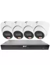 VIP Vision 6MP AI 6200 Series 8Ch IP NVR 2TB 4xDIRG 24/7 Colour Dome Cameras - Advanced AI CCTV