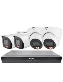 VIP Vision 6MP AI 6200 Series 8Ch IP NVR 2TB 4x 24/7 Colour IP Cameras - Advanced AI CCTV