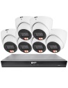 VIP Vision 6MP AI 6200 Series 8Ch IP NVR 2TB 6xDIRG 24/7 Colour Dome Cameras - Advanced AI CCTV