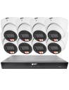 VIP Vision 6MP AI 6200 Series 8Ch IP NVR 2TB 8xDIRG 24/7 Colour Dome Cameras - Advanced AI CCTV