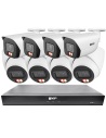 VIP Vision 6MP AI 6200 Series 8Ch IP NVR 2TB 8x 24/7 Colour IP Cameras - Advanced AI CCTV