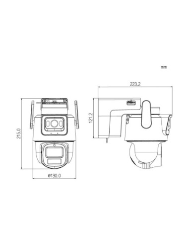VIP Vision Specialist AI Series Solar 4MP HD 4G VSIPSLR-3P3F