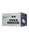 TP-LINK VIGI 8Ch PoE+ NVR Kit with 6× 4MP Full-Col Turrets & 2TB - NK8MP-T6425-2T (8x6)