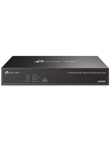 TP‑Link VIGI 4Ch PoE+ NVR Kit with 4× 4MP Turrets VIGI-NK4P-T4425-2T