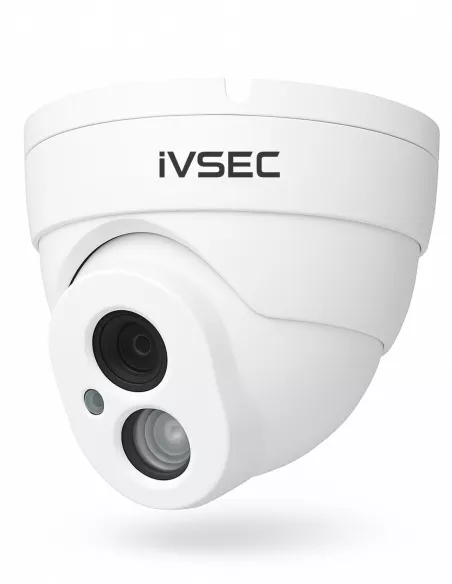 IVSEC Hybrid 4-Camera DVR Kit 4MP Dome Cameras + IVDVK8-504D