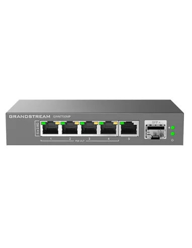 UNMANAGED 2.5 MULTIGIGABIT SWITCH WITH 5 X 2.5 GIGE 1 X SFP