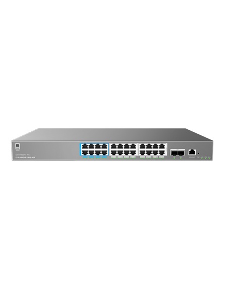 ENTERPRISE LAYER 2 MANAGED POE NETWORK SWITCH 24 X GIGE  2 X SFP 400 WATT POE