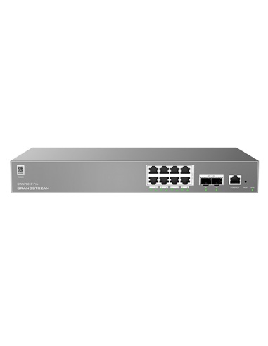 ENTERPRISE LAYER 2 MANAGED POE NETWORK SWITCH 8 X GIGE  2 X 2.5 GIG SFP 120WATT POE