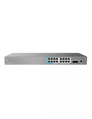 ENTERPRISE LAYER 2 MANAGED POE NETWORK SWITCH 16 X GIGE  2 X SFP 250 WATT POE