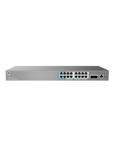 ENTERPRISE LAYER 2 MANAGED POE NETWORK SWITCH 16 X GIGE  2 X SFP 250 WATT POE