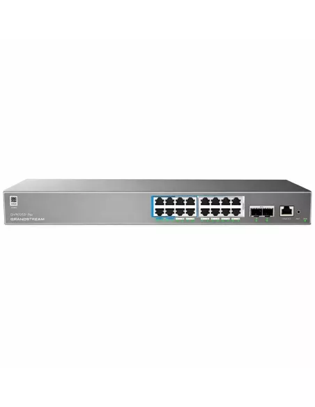 Grandstream 16-Port PoE+ Managed Switch 2×10Gb GR-GWN7802PPRO