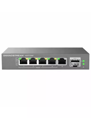 Grandstream 2.5Gb Unmanaged Switch 5×2.5GbE 1×SFP GR-GWN7700MP