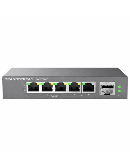 Grandstream 2.5Gb Unmanaged Switch 5×2.5GbE 1×SFP GR-GWN7700MP