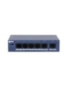 VIP Vision Unmanaged 4-Port PoE Switch with 2-Port Uplink (100M) - VSPOE-SWA4U