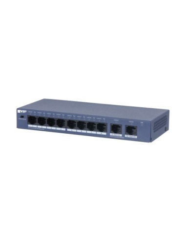 VIP Vision Unmanaged 8-Port (100M) PoE Switch VSPOE-SWA8U