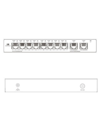 VIP Vision Unmanaged 8-Port (100M) PoE Switch VSPOE-SWA8U