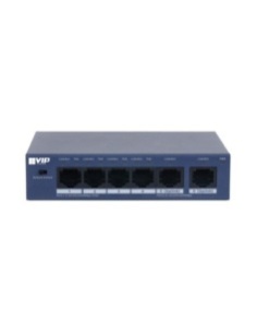 VIP Vision Unmanaged Gigabit 4-Port PoE Switch with 2-Port VSPOE-SWB4U 2