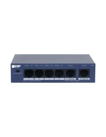 VIP Vision Unmanaged Gigabit 4-Port PoE Switch VSPOE-SWB4U