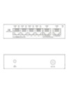 VIP Vision Unmanaged Gigabit 8-Port PoE Switch with 2-Port Uplink (1000M) - VSPOE-SWB8U