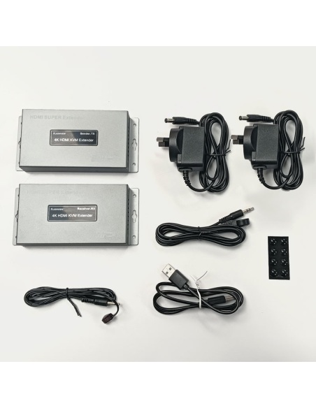 4K HDMI Extender over CAT6 with KVM - HDMI-XKHDMI-XK