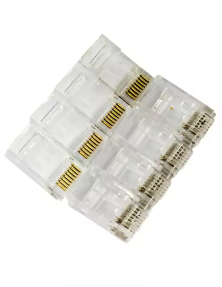 Pass-Through RJ45 Connector for CAT6 Cable - RJ45-AC6P