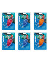 Quell 3 Pack Personal Alarms Blue/Orange/Red Combination