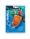 Quell Personal Panic Alarm 6 Pack with LED Flashlight - 100dB Siren - 2 Red, 2 Blue, 2 Orange