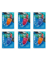 Quell Personal Panic Alarm 6 Pack with LED Flashlight - 100dB Siren - 2 Red, 2 Blue, 2 Orange