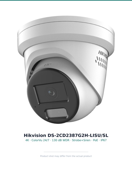 Hikvision DS-2CD2387G2H-LISU/SL2 — 4K spec overview card