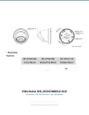 Hikvision DS-2CD2386G2-IU2 — datasheet dimensions (138.3 x 126.3 mm body)