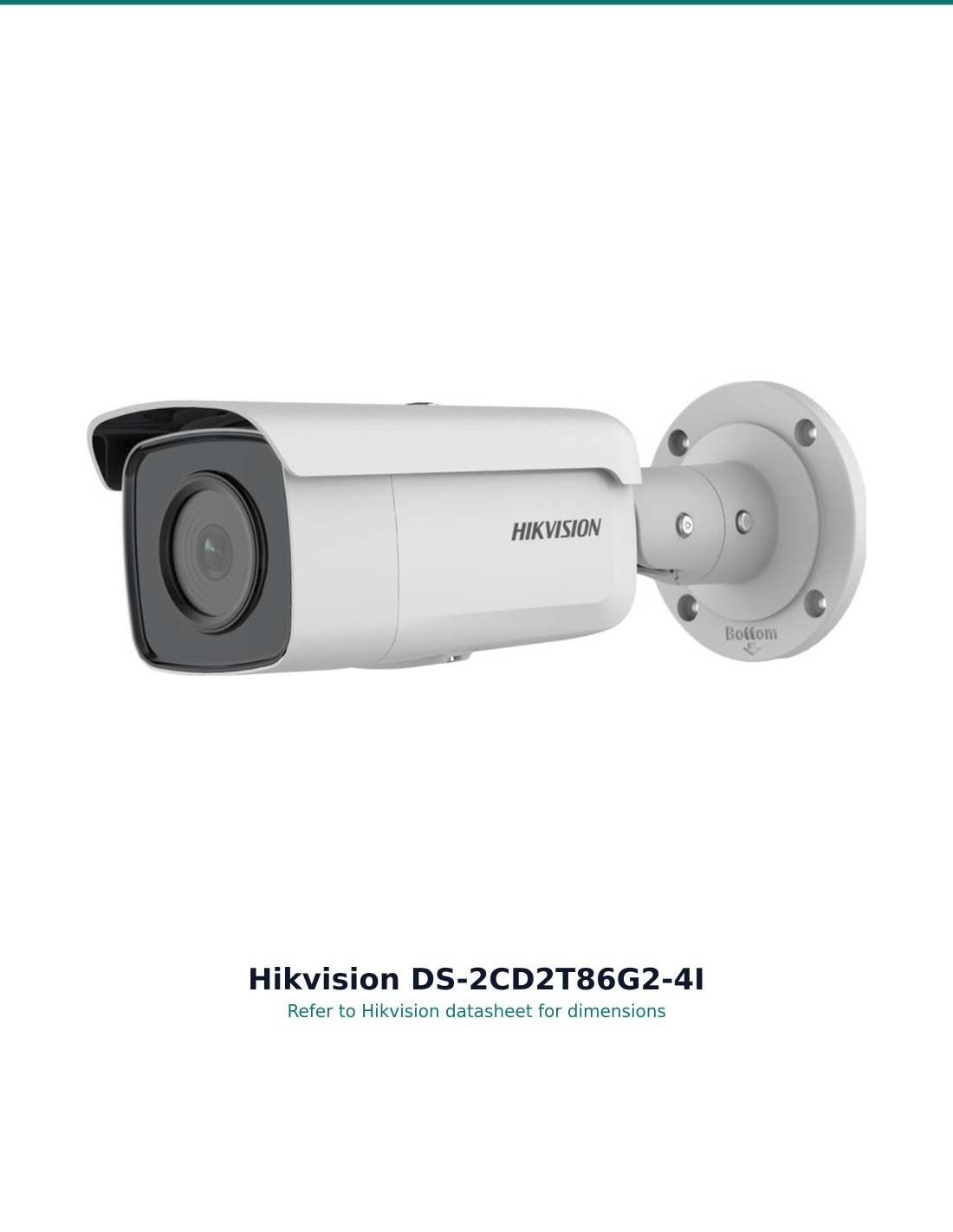 Hikvision DS-2CD2T86G2-4I(4mm)(C) — dimensions / reference